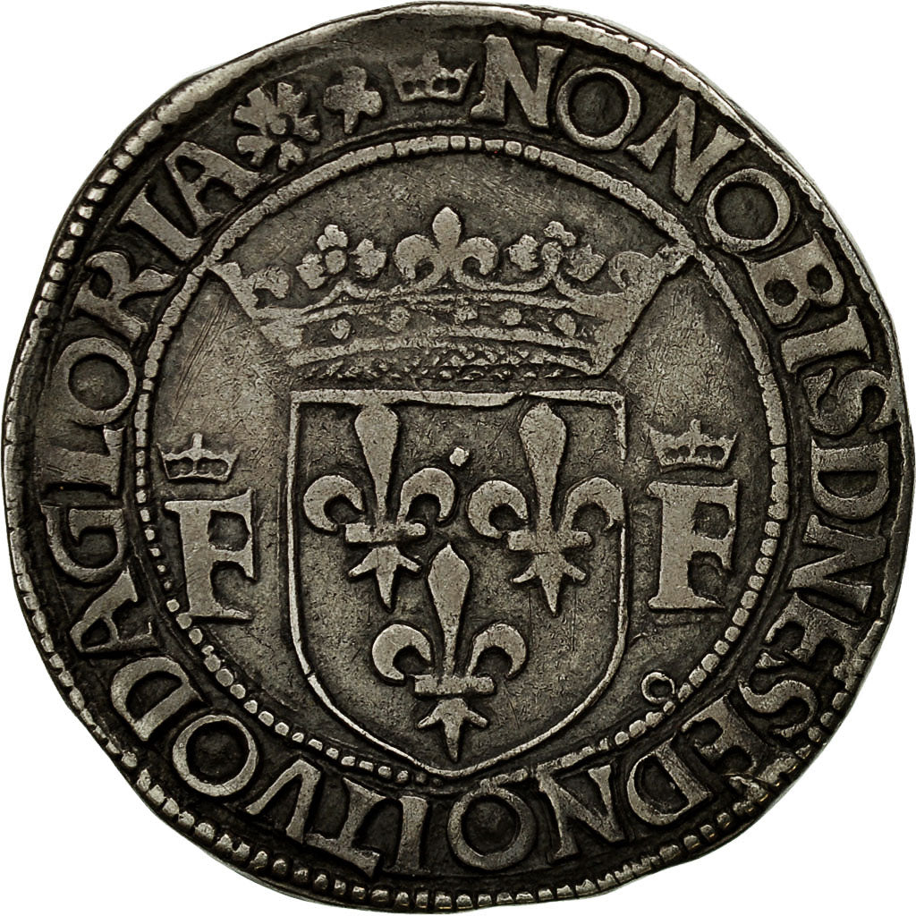 Coin, France, Teston, Lyons, EF(40-45), Silver, Duplessy:810