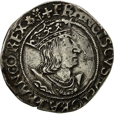 Coin, France, François Ier, François Ier, Teston, Dijon, EF(40-45), Silver