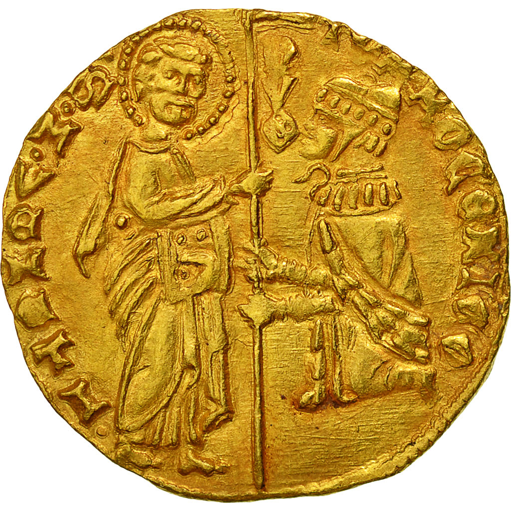 Coin, ITALIAN STATES, VENICE, Tomaso Mocenigo (1414-1423), Zecchino, Undated