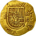 Spain, Philip II, 4 Escudos, 1593, Granada, EF(40-45), Gold