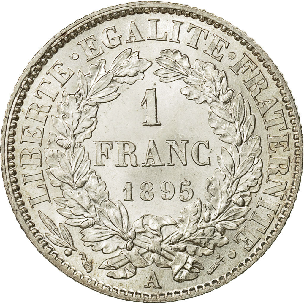 Monnaie, France, Cérès, Franc, 1895, Paris, SPL, Argent, KM:822.1