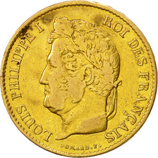Monnaie, France, Louis-Philippe, 40 Francs, 1834, Paris, TB+, Or, KM:747.1