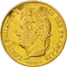Moneda, Francia, Louis-Philippe, 40 Francs, 1834, Paris, BC+, Oro, KM:747.1