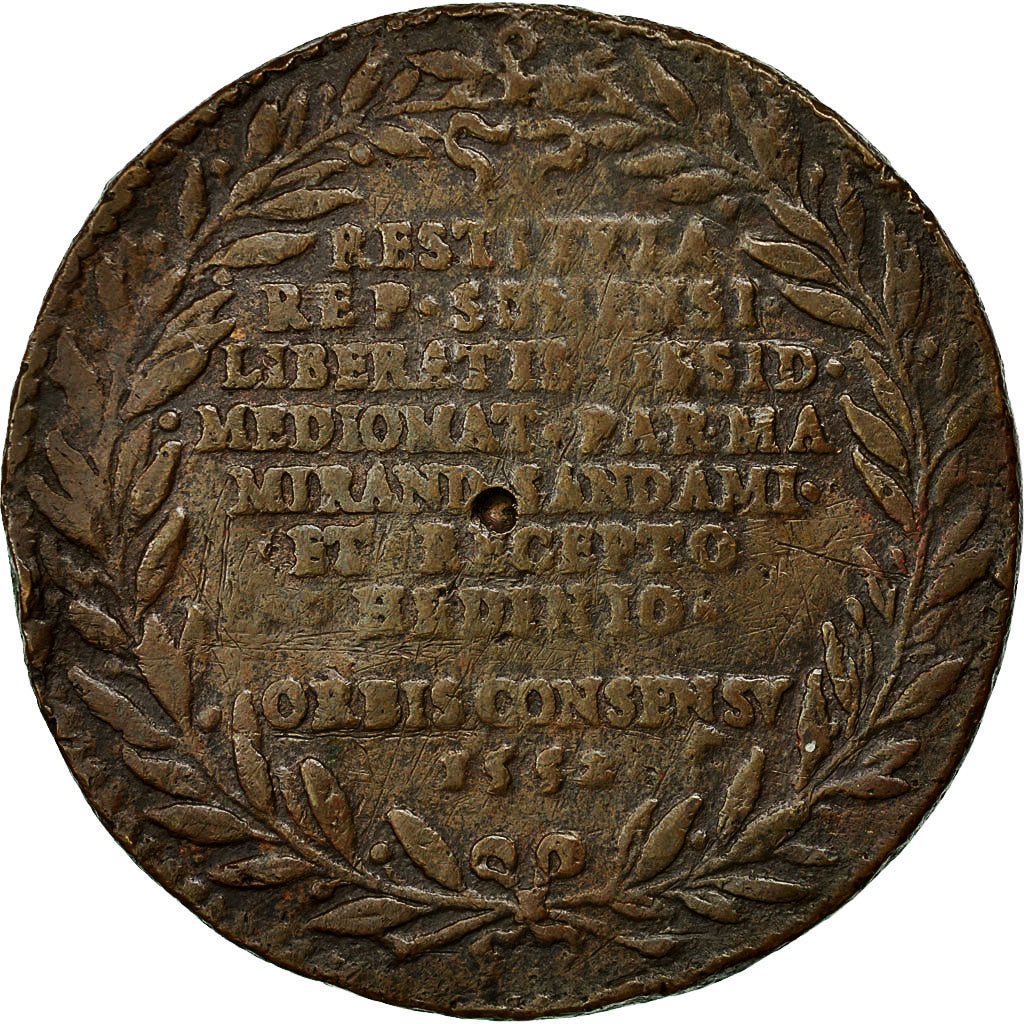 France, Medal, Royal, Restoration of the Republic of Siena, Henry II, 1552