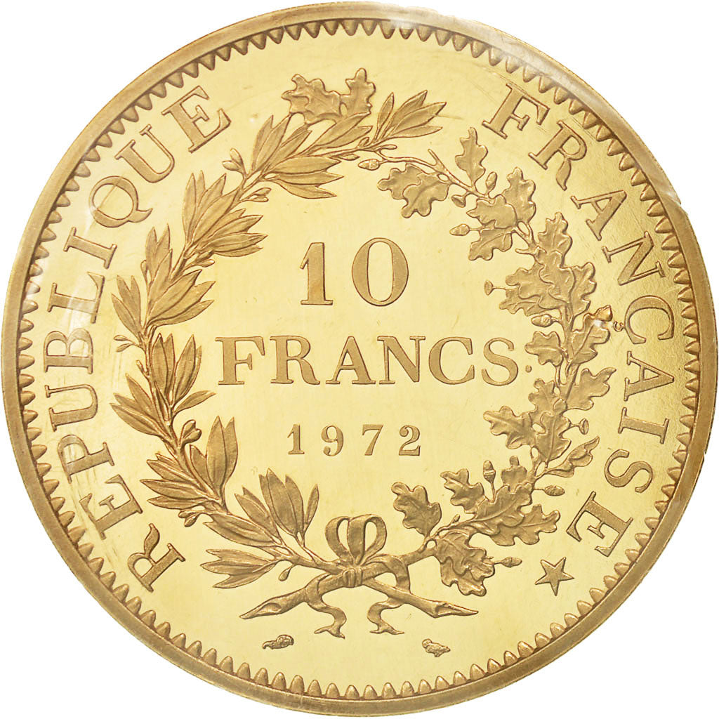 Monnaie, France, 10 Francs, 1972, FDC, Or, KM:P459, Gadoury:183.P2