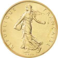 Coin, France, Franc, 1972, MS(65-70), Gold, KM:P454, Gadoury:104.P3