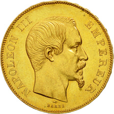 Coin, France, Napoleon III, Napoléon III, 50 Francs, 1855, Paris, AU(50-53)