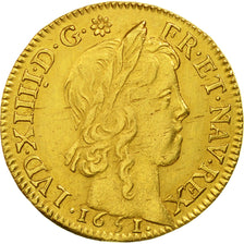 France, Louis XIV, Louis d'or à la mèche longue, 1651, Paris, TTB, Gadoury 245