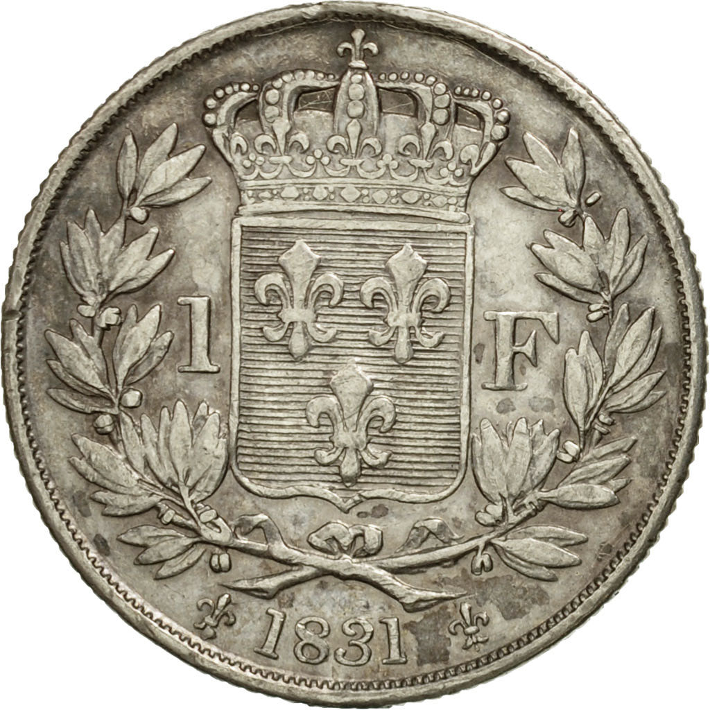 Coin, France, Henri V, Franc, 1831, Paris, EF(40-45), Silver, KM:28.2