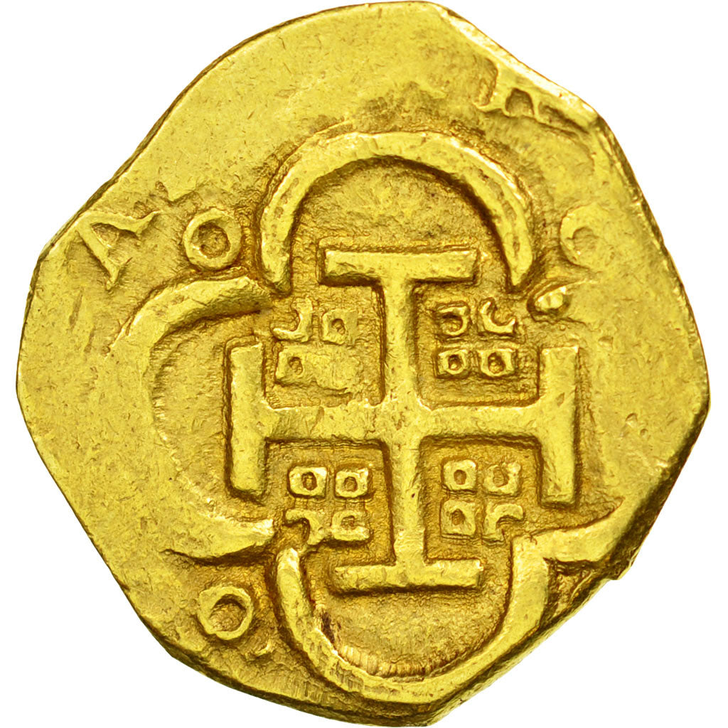 Spain, Philip II, 4 Escudos, VF(30-35), Gold