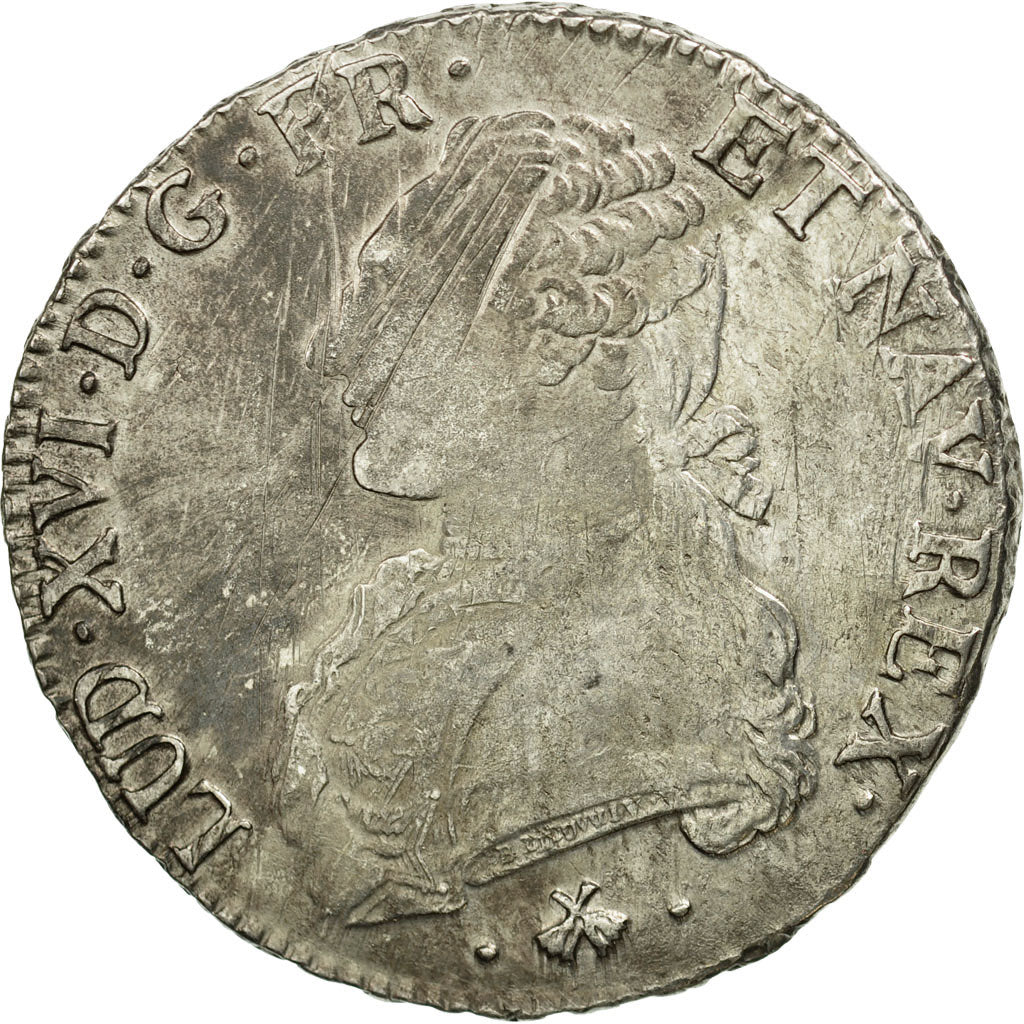 Moneda, Francia, Louis XVI, Écu aux branches d'olivier, Ecu, 1778, Bayonne