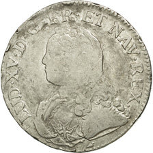 Moneta, Francia, Louis XV, Écu aux branches d'olivier, Ecu, 1727, Bourges, MB
