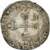 Coin, France, Henri III, Henri III, Quart Ecu, 1586, Paris, VF(30-35), Silver