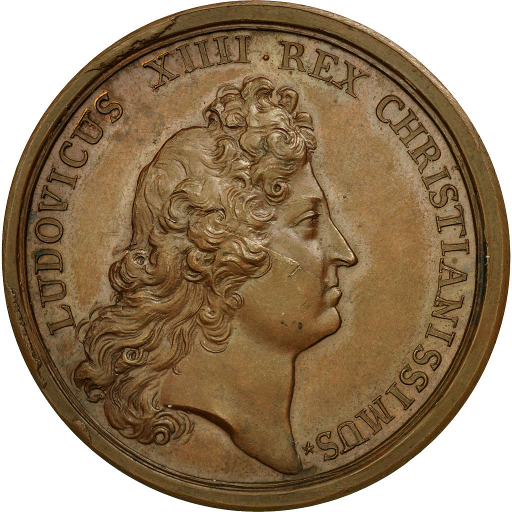 Francia, Medal, Prise de Lille, Louis XIV, History, 1667, Mauger, SPL-, Bronzo