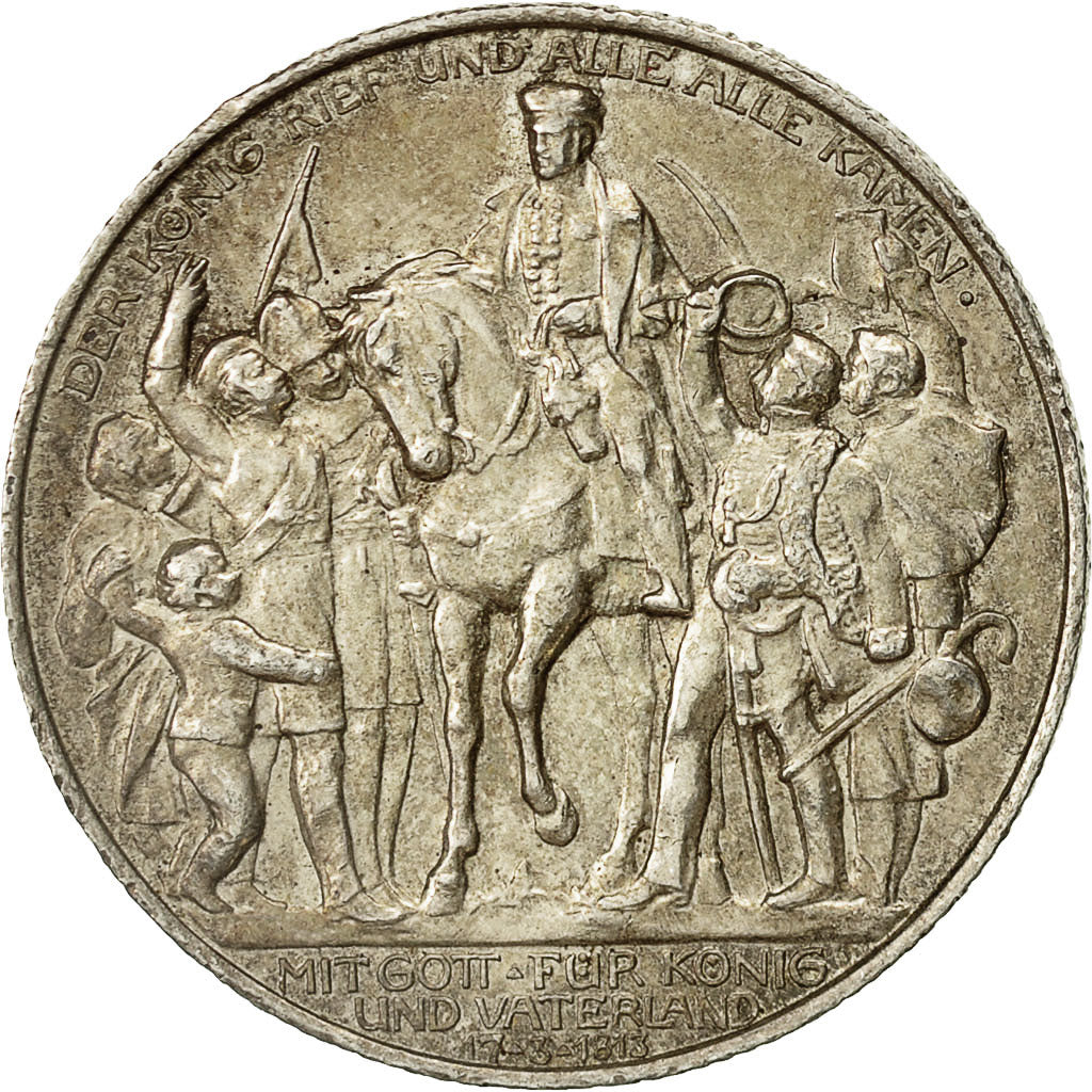 Etats allemands, PRUSSIA, Wilhelm II, 2 Mark, 1913, Berlin, SUP, Argent, KM:532