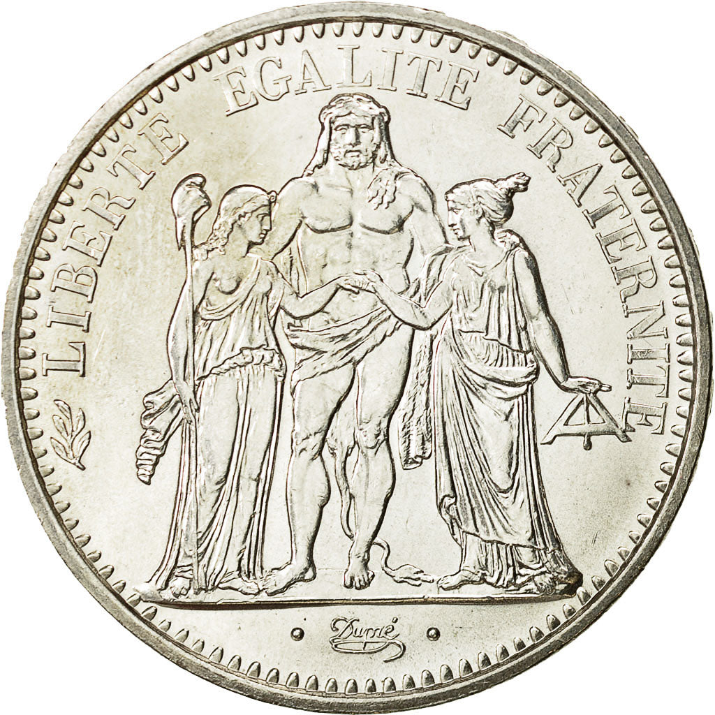 France, Hercule, 10 Francs, 1973, Paris, MS(60-62), Silver, KM:932, Gadoury:813