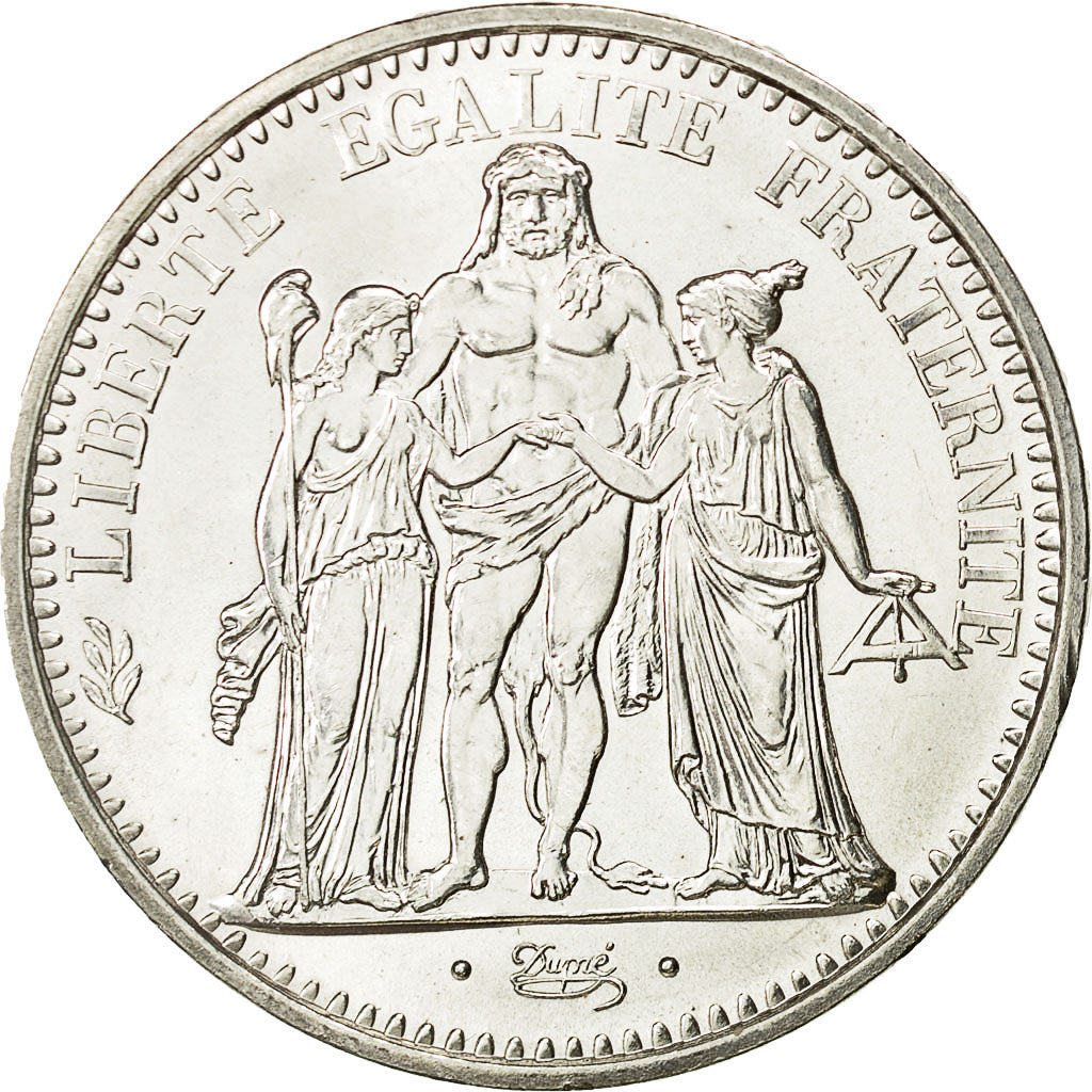 Coin, France, Hercule, 10 Francs, 1973, Paris, MS(60-62), Silver, KM:932