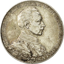 Stati tedeschi, PRUSSIA, Wilhelm II, 2 Mark, 1913, Berlin, SPL-, Argento, KM:533