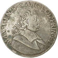 Moneda, LIEJA, Maximilian Henry, Patagon, 1663, Liege, MBC, Plata, KM:80