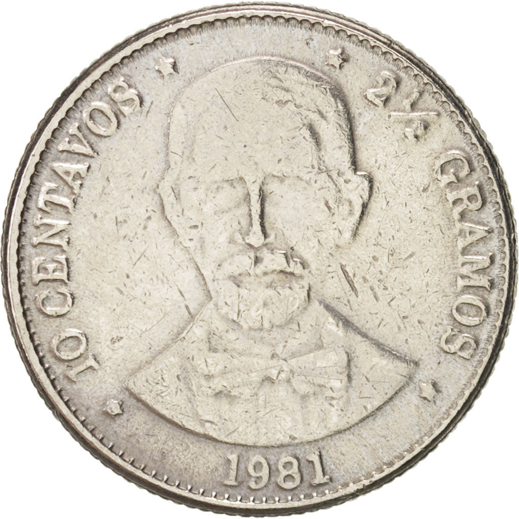 Dominican Republic, 10 Centavos, 1981, KM:50