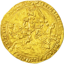Coin, France, Franc à cheval, EF(40-45), Gold, Duplessy:294