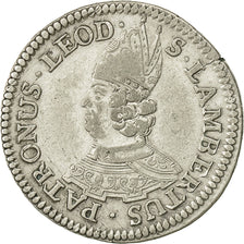 Coin, LIEGE, Escalin, 6 Sols, 1763, Liege, EF(40-45), Silver, KM:170