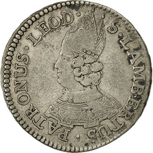 LIEGE, Escalin, 6 Sols, 1784, Liege, EF(40-45), Silver, KM:175