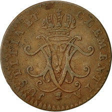 Münze, Luxemburg, Maria Theresa, Liard, 1759, Brussels, SS, Kupfer, KM:3