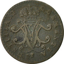 Moneta, Luksemburg, Maria Theresa, Liard, 1759, Brussels, EF(40-45), Miedź
