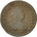 Lussemburgo, Maria Theresa, Liard, 1757, Brussels, MB, Rame, KM:1