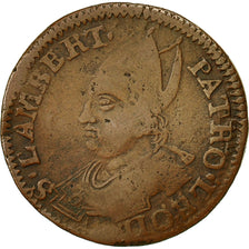 LIEGE, Liard, 1688, Liege, VF(30-35), Copper, KM:95