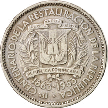 Dominican Republic, 5 Centavos, 1963, KM:26