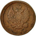 Coin, Russia, Alexander I, 2 Kopeks, 1812, Ekaterinbourg, EF(40-45), Copper