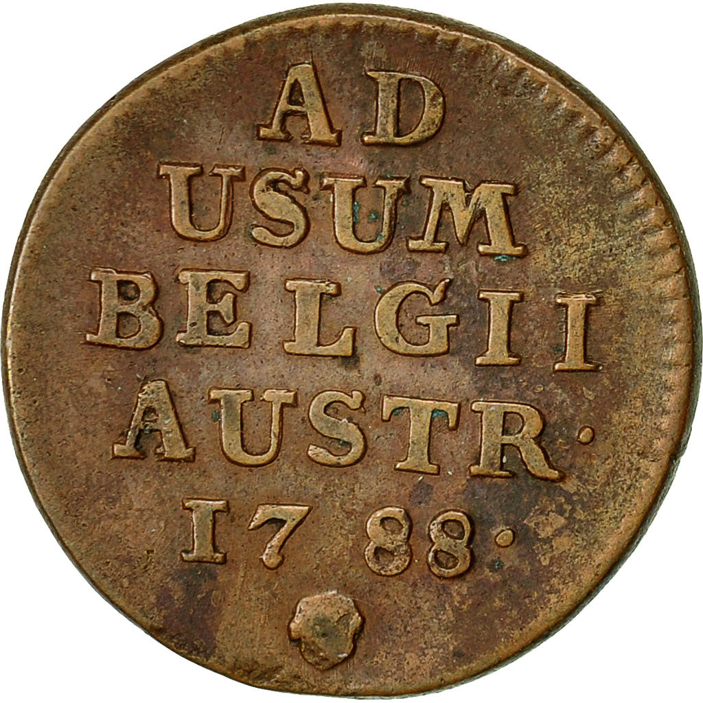 Coin, AUSTRIAN NETHERLANDS, Joseph II, Liard, Oord, 1788, Brussels, EF(40-45)