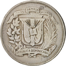 Repubblica domenicana, 1/2 Peso, 1967, MB+, Rame-nichel, KM:21a.1