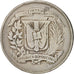 Repubblica domenicana, 1/2 Peso, 1967, MB+, Rame-nichel, KM:21a.1