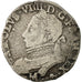 Coin, France, Henri III, Henri III, Teston, 1575, Toulouse, VF(20-25), Silver