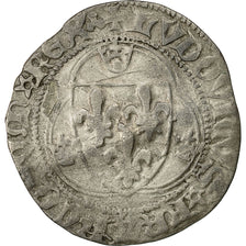 Moneta, Francia, Louis XI, Louis XI, Blanc à la couronne, Lyons, BB, Argento