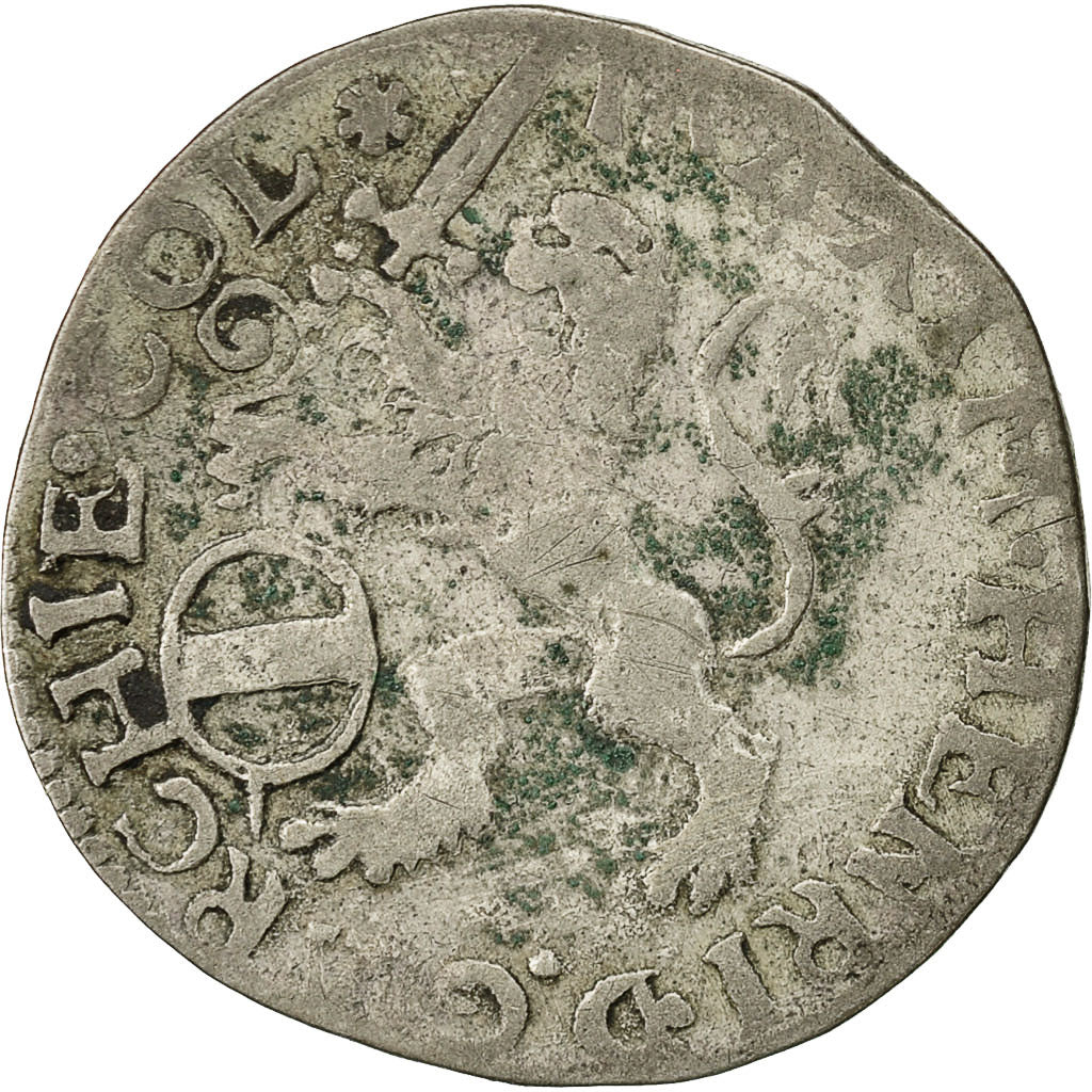 Coin, LIEGE, Maximilian Henry, Escalin, 1655, Liege, VF(30-35), Silver, KM:76