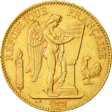 Moneda, Francia, 100 Francs, 1908, Paris, MBC+, Oro, KM:858, Gadoury:1137a