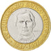 Coin, Dominican Republic, 5 Pesos, 1997, AU(50-53), Bi-Metallic, KM:88