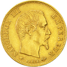 Moneta, Francia, Napoleon III, Napoléon III, 5 Francs, 1859, Paris, BB, Oro