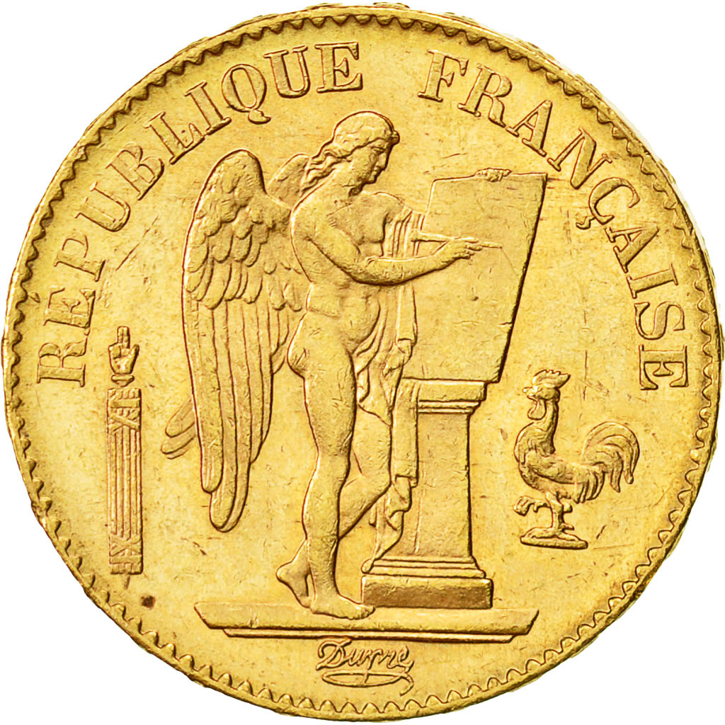 Monnaie, France, Génie, 20 Francs, 1893, Paris, SUP+, Or, KM:825, Gadoury:1063