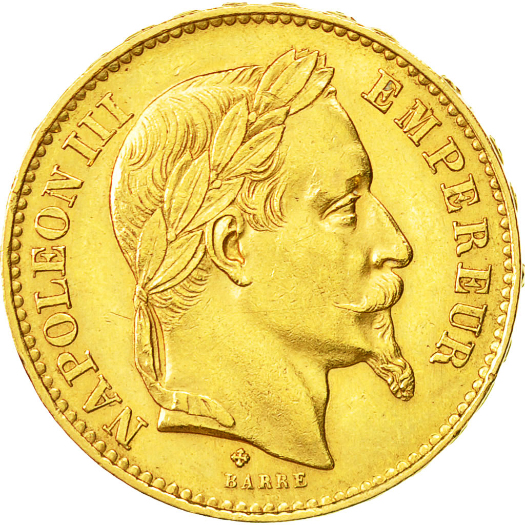 Monnaie, France, Napoléon III, 20 Francs, 1870, Strasbourg, TTB+,Gadoruy 1062