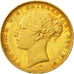 Moneda, Australia, Victoria, Sovereign, 1880, Melbourne, MBC+, Oro, KM:7