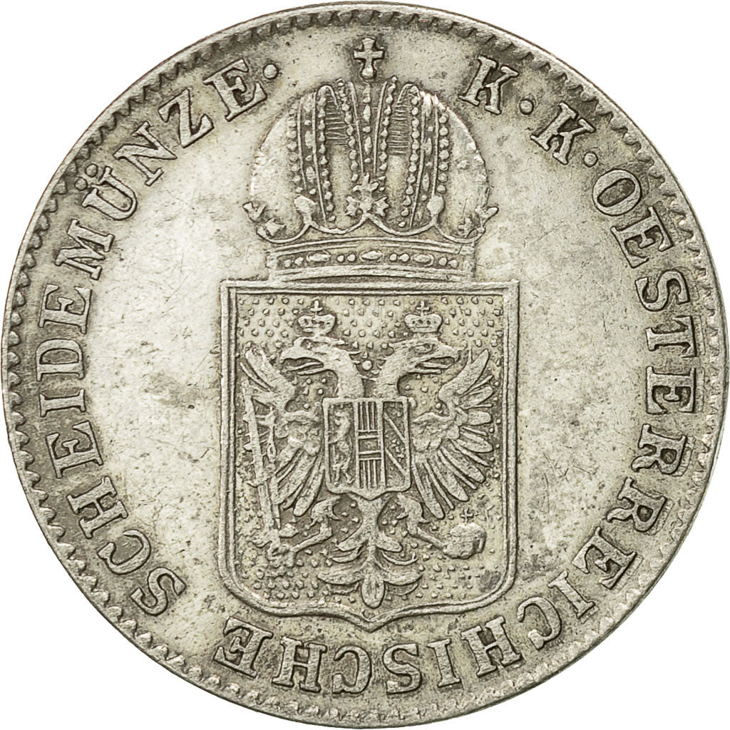Coin, Austria, Franz Joseph I, 6 Kreuzer, 1848, Vienne, AU(50-53), Silver