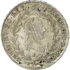 Coin, Austria, Joseph II, 20 Kreuzer, 1781, Vienne, EF(40-45), Silver, KM:2068.1