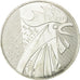 France, 10 Euro, Coq, 2014, MS(63), Silver