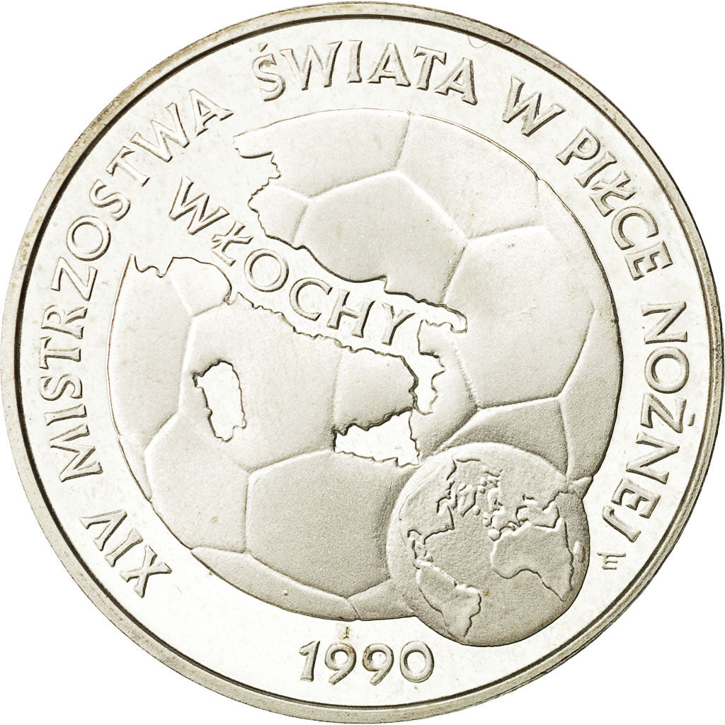 Coin, Poland, 20000 Zlotych, 1990, MS(65-70), Silver, KM:223