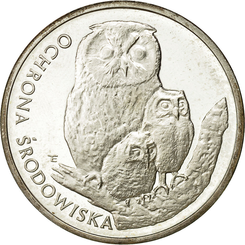 Coin, Poland, 500 Zlotych, 1986, Warsaw, MS(65-70), Silver, KM:162